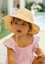 Load image into Gallery viewer, Acorn Wide Brim Sunhat | Lemonade Stripe