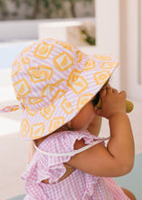 Load image into Gallery viewer, Acorn Wide Brim Sunhat | Lemonade Stripe