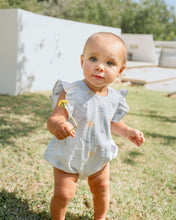 Load image into Gallery viewer, Bébé Libby Embroidered Butterfly Romper