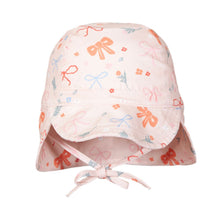 Load image into Gallery viewer, Acorn Soft Jersey Flap Cap | Little Bows
