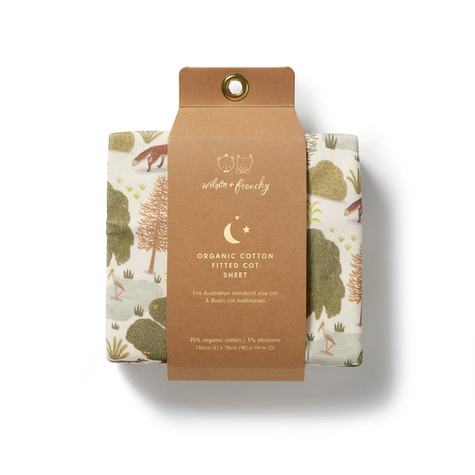 wilson + frenchy Organic Cot Sheet - Little Trees