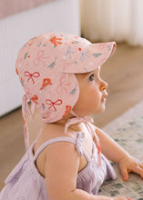 Load image into Gallery viewer, Acorn Soft Jersey Flap Cap | Little Bows