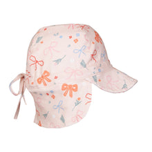 Load image into Gallery viewer, Acorn Soft Jersey Flap Cap | Little Bows