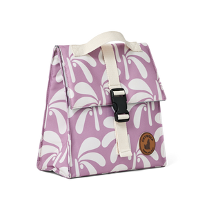 CRYWOLF Insulated Lunch Bag - Lilac Palms