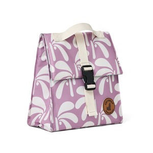 CRYWOLF Insulated Lunch Bag - Lilac Palms *ON SALE NOW ~ BUY 1 GET 50% OFF 2ND BAG*