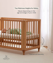 Load image into Gallery viewer, Lyra Convertible Cot Beechwood **PRE SALE - ETA LATE FEBUARY 2025**