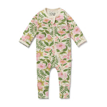 Load image into Gallery viewer, wilson + frenchy Organic Zipsuit with Feet | Ma Fleur