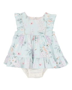 Bébé Madelyn Print Overlay Dress