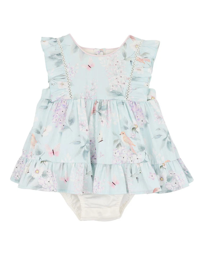 Bébé Madelyn Print Overlay Dress