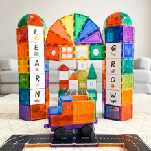 Load image into Gallery viewer, Learn and Grow Magnetic Tile Topper - Road Pack (40 Piece)