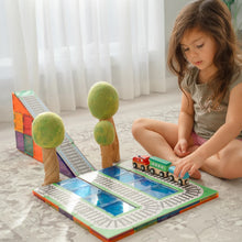 Load image into Gallery viewer, Learn and Grow Magnetic Tile Topper - Train Pack (36 Piece)