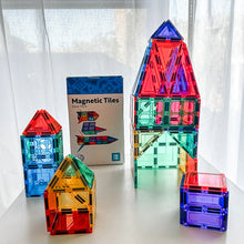 Load image into Gallery viewer, Learn and Grow Magnetic Tiles - Base Pack (64 Piece)