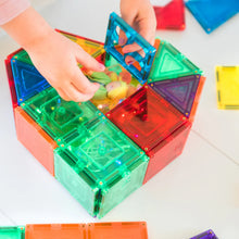 Load image into Gallery viewer, Learn and Grow Magnetic Tiles - Base Pack (64 Piece)