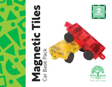 Load image into Gallery viewer, Learn and Grow Magnetic Tiles - Car Base Pack (2 Piece)
