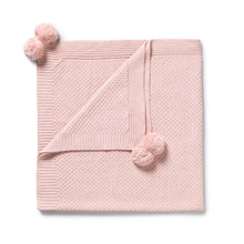 Load image into Gallery viewer, W+F Knitted Bubble Blanket | Marshmellow