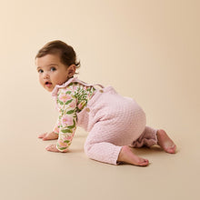 Load image into Gallery viewer, wilson + frenchy Organic Knitted Bubble Ruffle Overall | Marshmellow