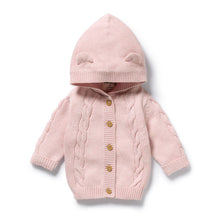 Load image into Gallery viewer, wilson + frenchy Organic Knitted Cable Jacket | Marshmellow