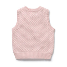 Load image into Gallery viewer, wilson + frenchy Organic Knitted Vest | Marshmellow
