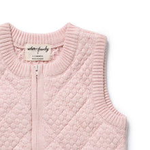 Load image into Gallery viewer, wilson + frenchy Organic Knitted Vest | Marshmellow