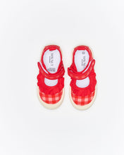 Load image into Gallery viewer, Walnut Melbourne Mary Jane Frill Canvas | Red Gingham