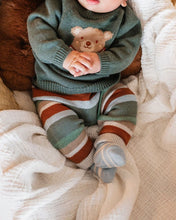Load image into Gallery viewer, Bébé Mateo Stripe Knitted Leggings