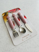 Load image into Gallery viewer, Cuddle Bug &amp; Co Metal Cutlery Set
