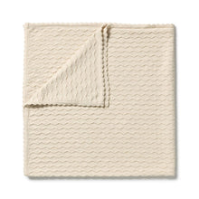 Load image into Gallery viewer, wilson + frenchy Organic Knitted Chevron Blanket | Milk Cloud