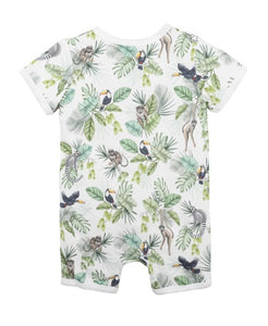 Bébé Milo SS Zip Romper