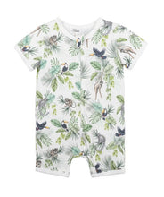 Load image into Gallery viewer, Bébé Milo SS Zip Romper