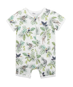 Bébé Milo SS Zip Romper