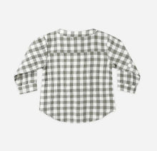 Load image into Gallery viewer, Quincy Mae Milo Shirt || Forest Check