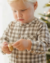 Load image into Gallery viewer, Quincy Mae Milo Shirt || Forest Check