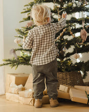 Load image into Gallery viewer, Quincy Mae Milo Shirt || Forest Check