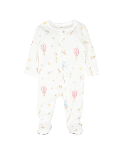 Bébé Morgan Print LS Zip Onesie