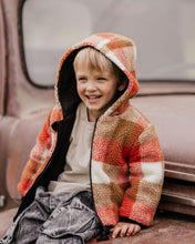 Load image into Gallery viewer, fox &amp; finch Sherpa Check Jacket - www.bebebits.com.au