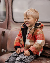 Load image into Gallery viewer, fox &amp; finch Sherpa Check Jacket - www.bebebits.com.au