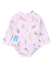 Load image into Gallery viewer, Minihaha Swim Myra Print LS Swimsuit