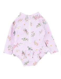 Minihaha Swim Myra Print LS Swimsuit