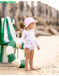Minihaha Swim Myra Print LS Swimsuit