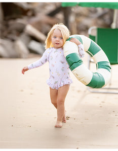 Minihaha Swim Myra Print LS Swimsuit