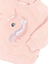 Load image into Gallery viewer, Huxbaby Mystic Unicorn Sweatshirt &amp; Retro Track Pant Set