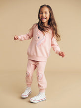 Load image into Gallery viewer, Huxbaby Mystic Unicorn Sweatshirt &amp; Retro Track Pant Set