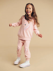 Huxbaby Mystic Unicorn Sweatshirt & Retro Track Pant Set