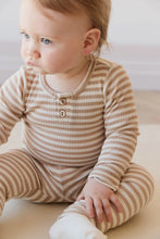 Load image into Gallery viewer, JAMIE KAY Organic Cotton Modal Bodysuit &amp; Legging Set - Narrow Stripe | Baker/Cloud
