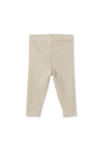 Milky Natural Marle Rib Bubbysuit + Pant Set
