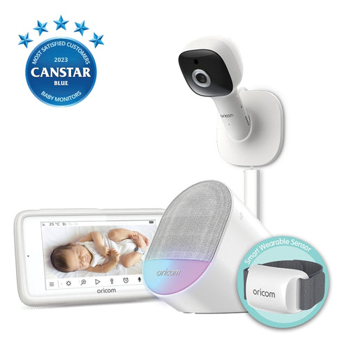 Guardian Pro Wearable Sleep Tracker + Video Baby Monitor (OBHGPRO)