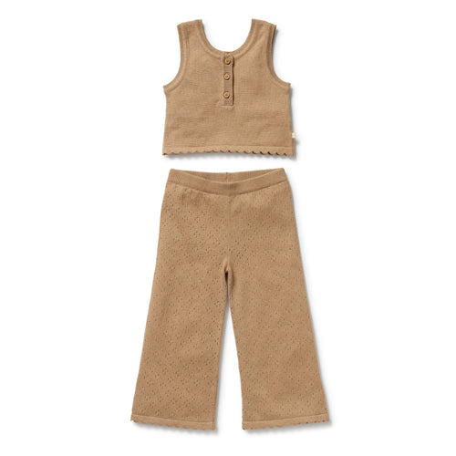 wilson + frenchy Organic Knitted Set | Oat
