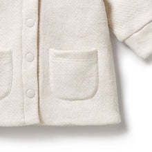 Load image into Gallery viewer, wilson + frenchy Oatmeal Organic Quilted Jacket