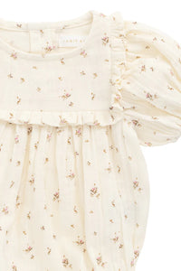 JAMIE KAY Organic Cotton Muslin Odette Playsuit | Dina Antique