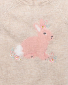 Bébé Olive Bunny Knitted Romper
